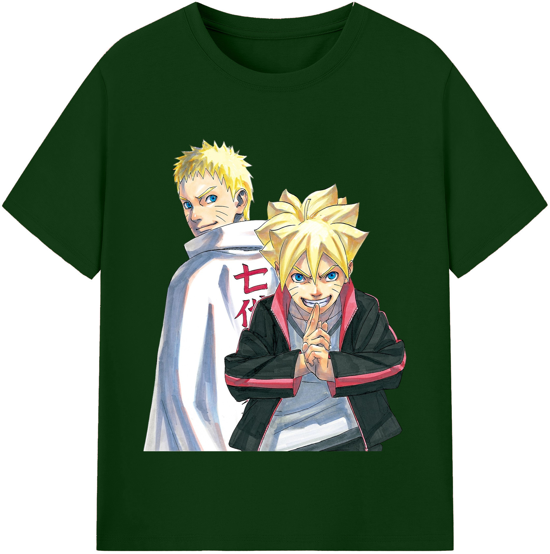 （画像用） NARUTO -ナルト- うずまき ボルト Uzumaki Boruto 綿100％半袖Tシャツ（フロントプリント）